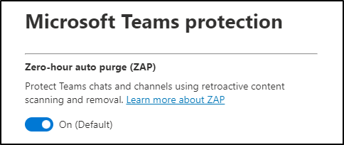 Configure ZAP for Microsoft Teams Security