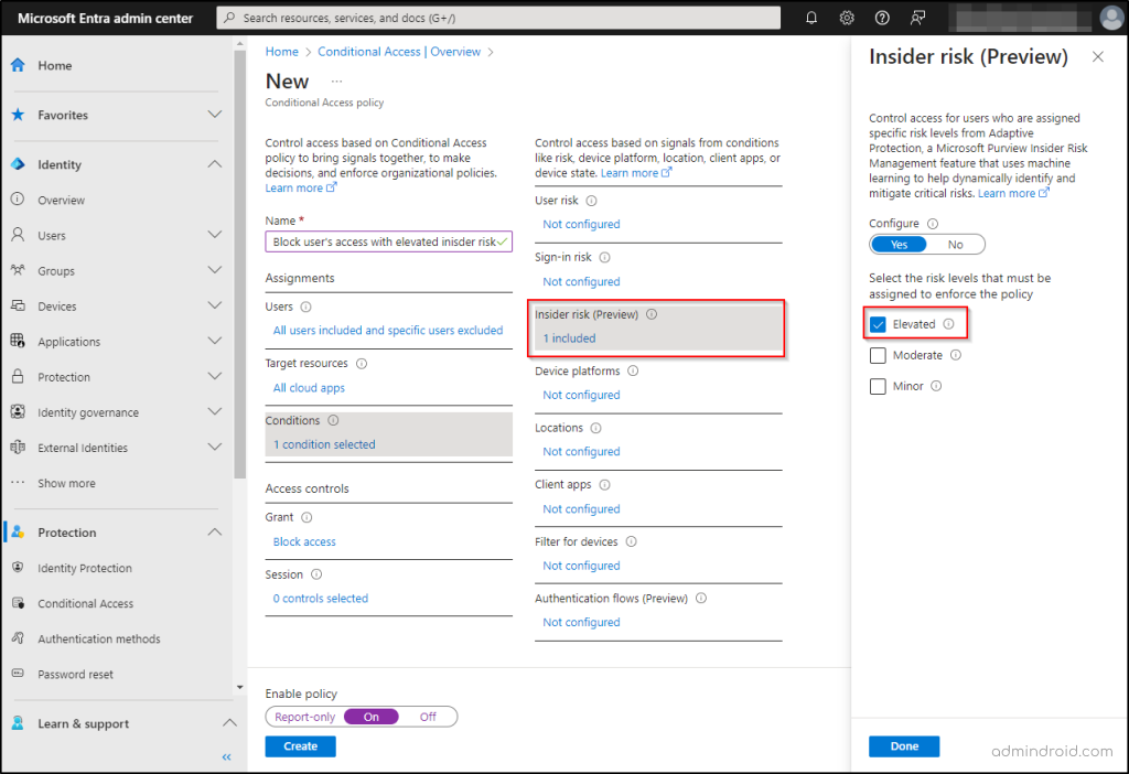 Insider Risk in Conditional Access