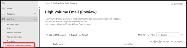 High Volume Email (Preview) in Exchange Online