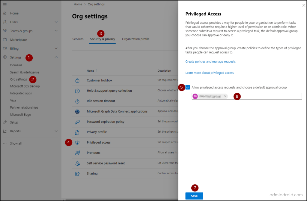 Enable privileged access management