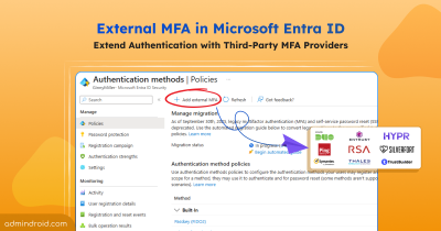 External MFA in Microsoft Entra ID