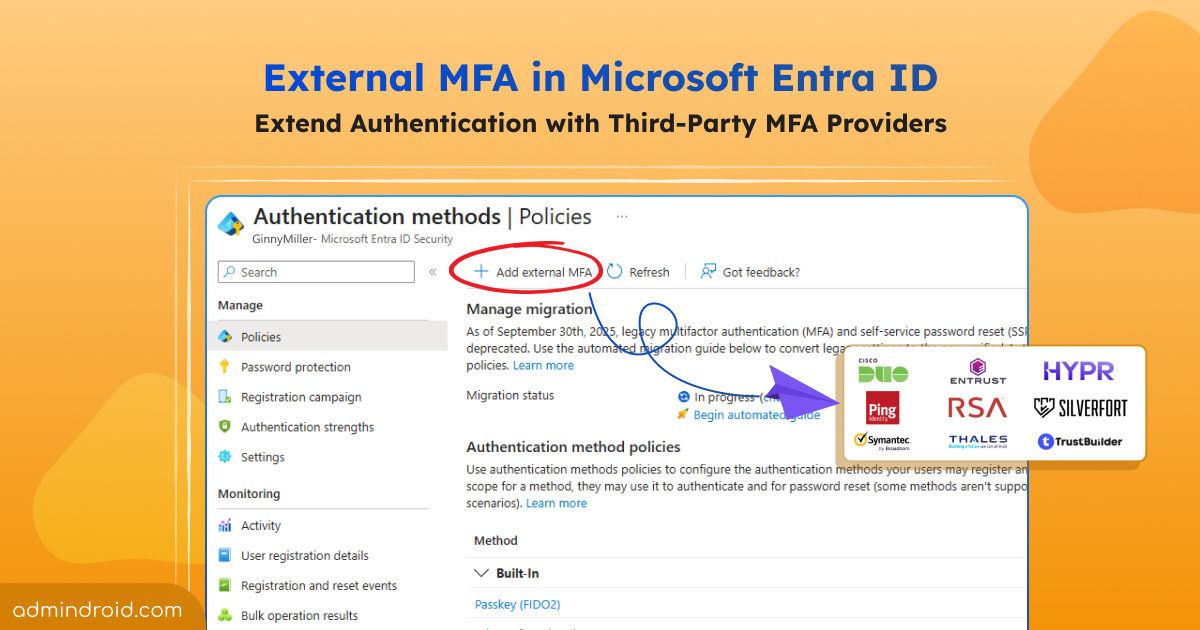External MFA in Microsoft Entra ID