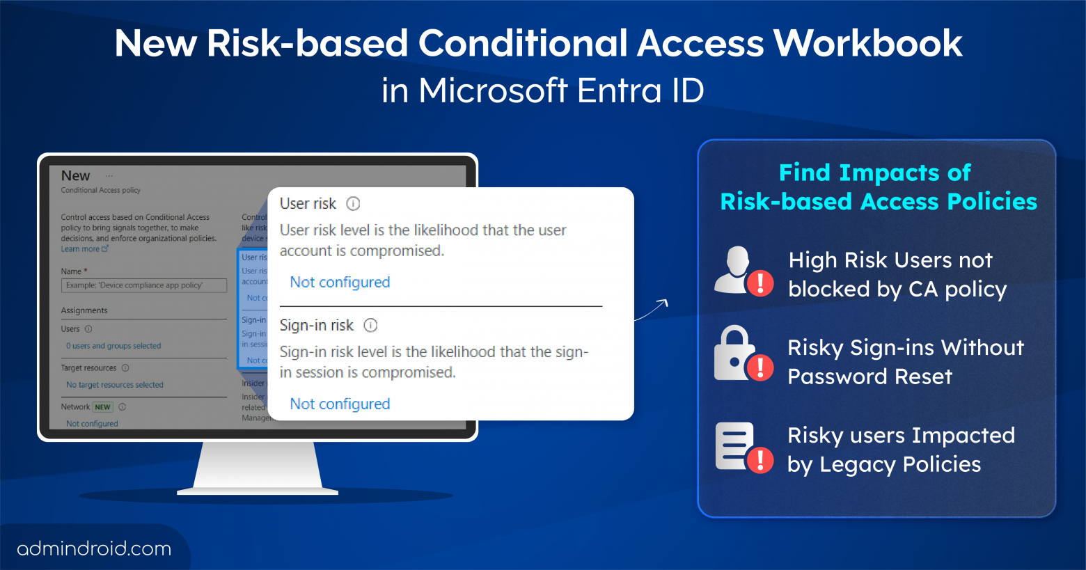 New Risk-based Access Policies Workbook in Entra ID
