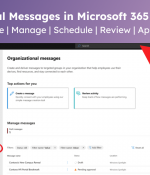 Organizational Messages in Microsoft 365 Admin Center 