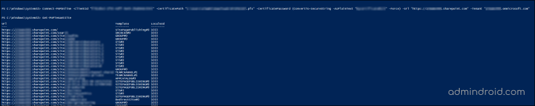 Connect to SharePoint Online with Certificate