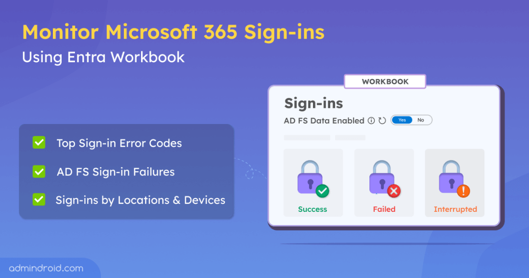 Monitor Microsoft 365 Sign-ins Using Entra Workbook 