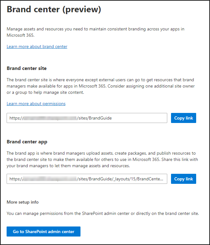 Set up Brand center in SharePoint