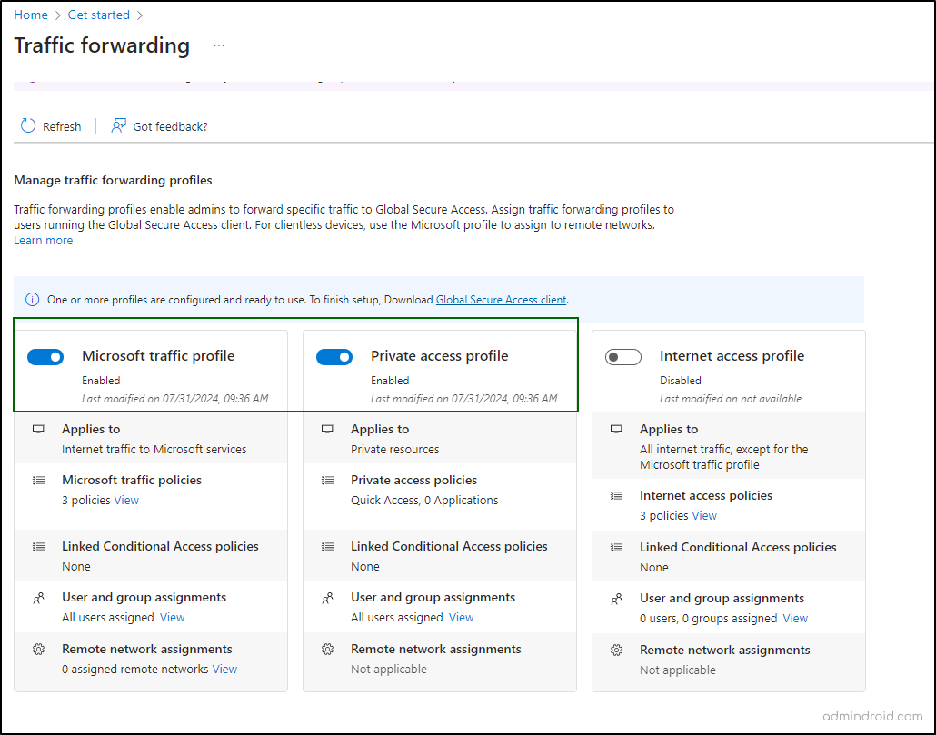 How to Set up Microsoft Entra Private Access