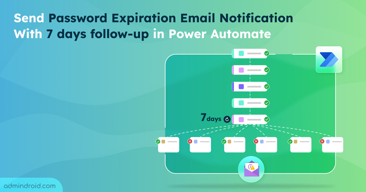 Free Password Expiration Notification with Follow-up Emails in Power Automate