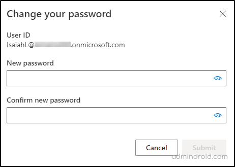 Email notifications for password expiration