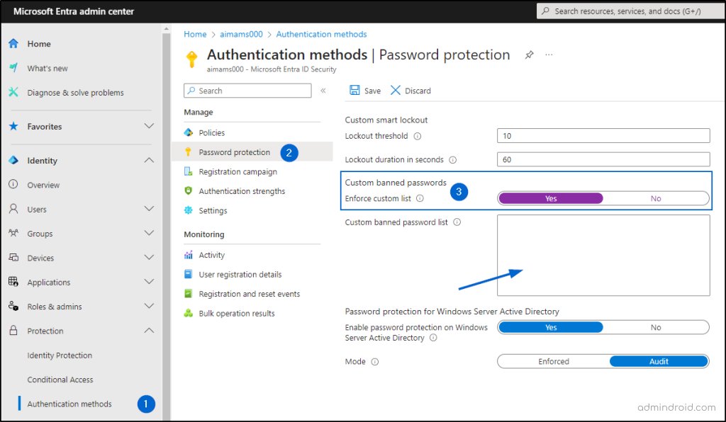 How to Enable Custom Banned Passwords in Microsoft 365? 