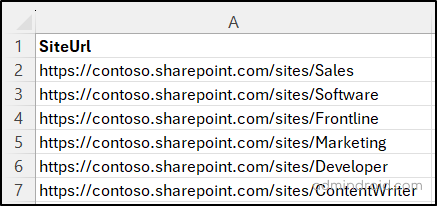 CSV to allow external sharing for specific SharePoint sites