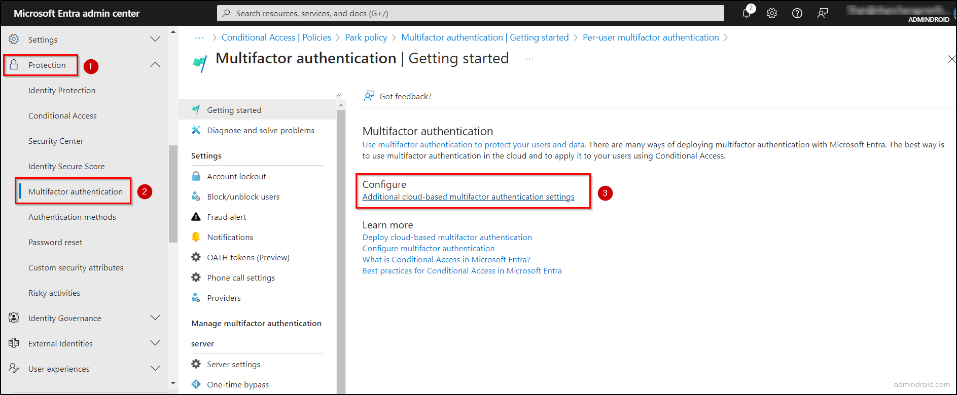 Configure Remember Multi-factor Authentication in Microsoft Entra