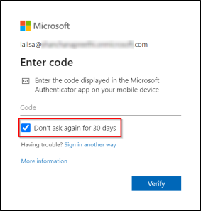 Enable Remember Multi-factor Authentication in Microsoft 365
