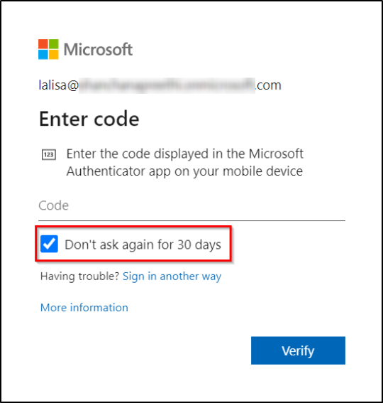 Enable Remember Multi-factor Authentication in Microsoft 365