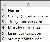 Reset MFA for M365 user- Input CSV file format