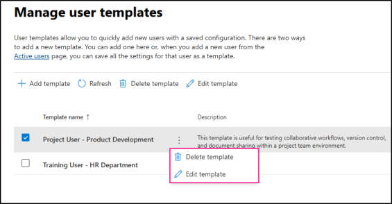 How to Create Microsoft 365 Users Using Template