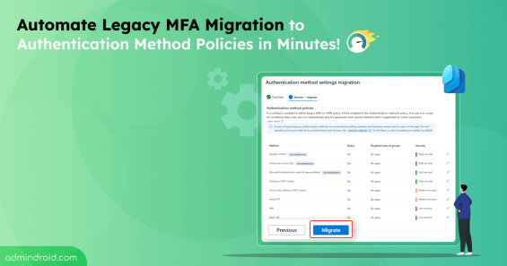 Automate Legacy MFA Migration to  Authentication Method Policies in Entra ID