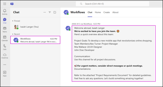 How to Create Workflows in Microsoft Teams
