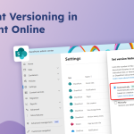 Intelligent Versioning in SharePoint Online 