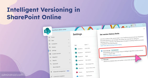 Intelligent Versioning in SharePoint Online