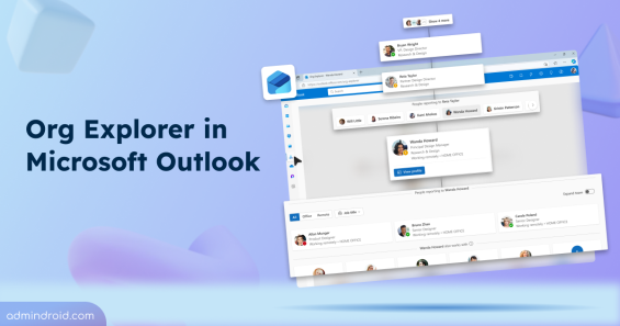 Org Explorer in Microsoft Outlook