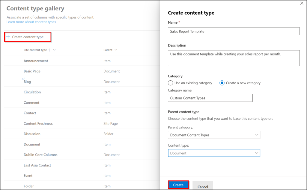 sharepoint-online-content-types