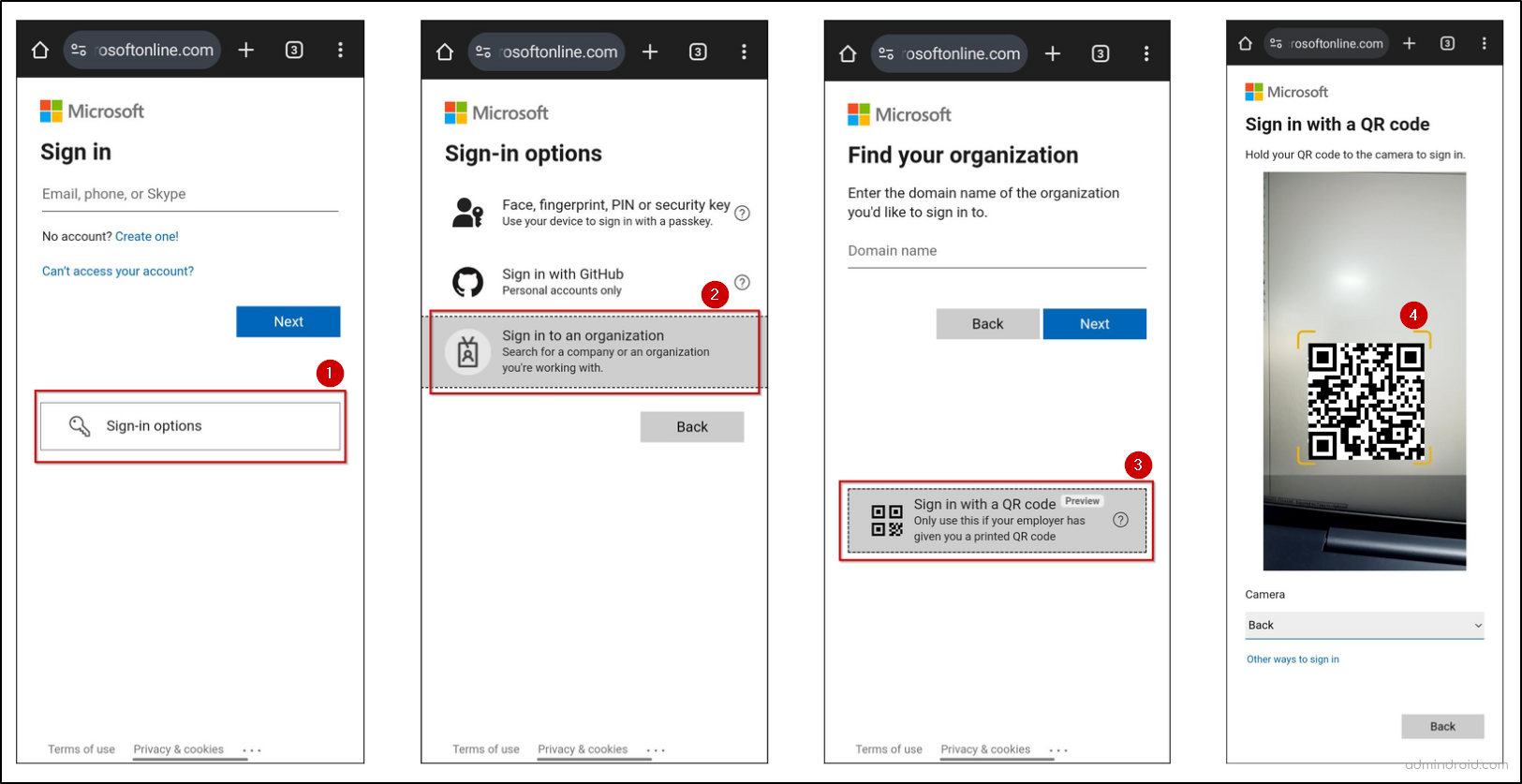 Enable QR code authentication method in Microsoft 365