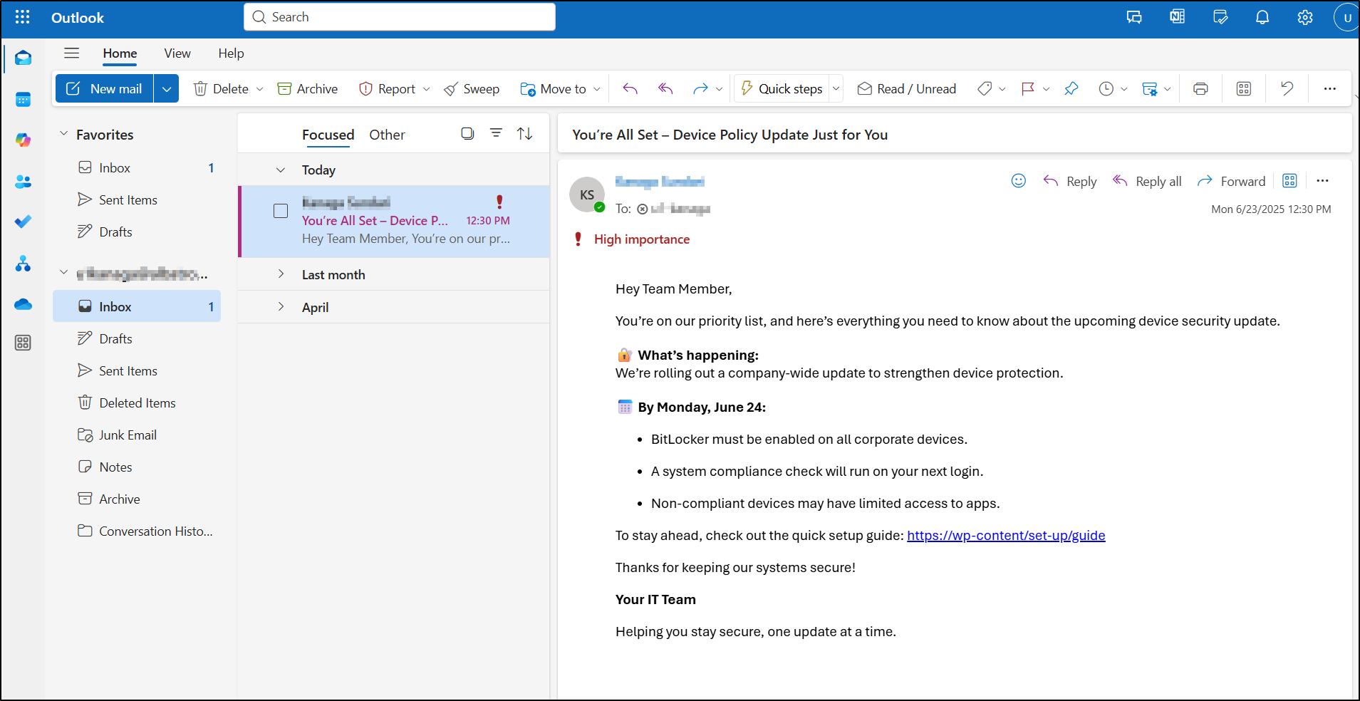 Recipient-view