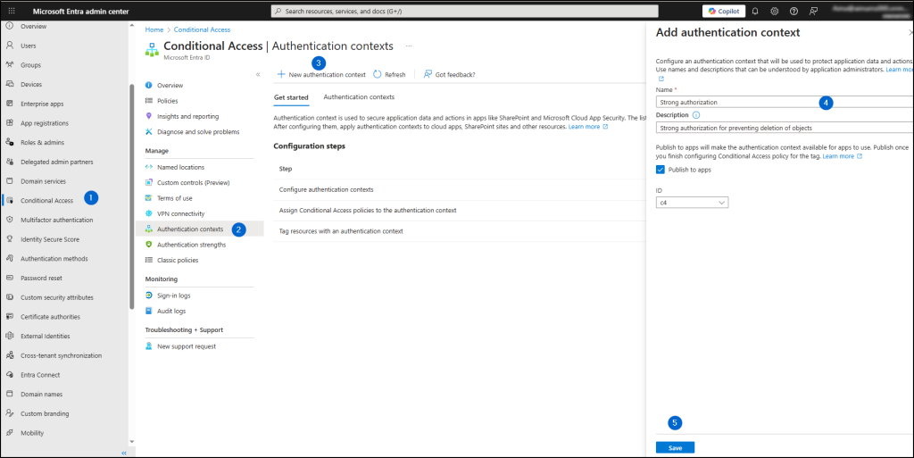 Protected Actions in Microsoft Entra ID