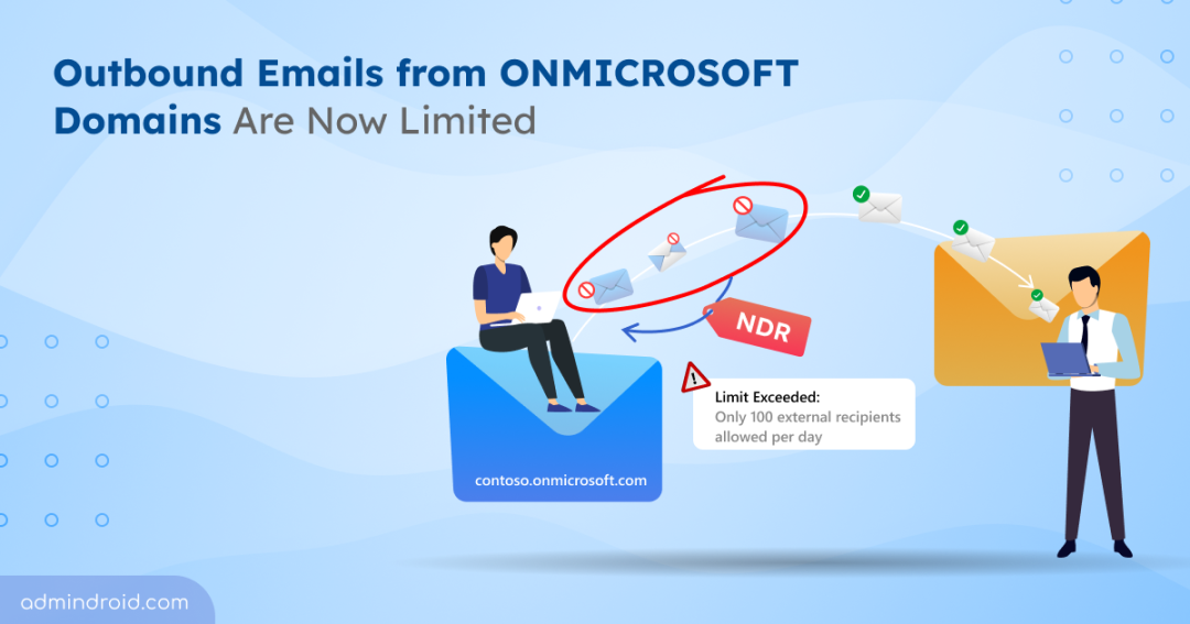 Microsoft Introduces Limits on Outbound Emails from Onmicrosoft.com Domains