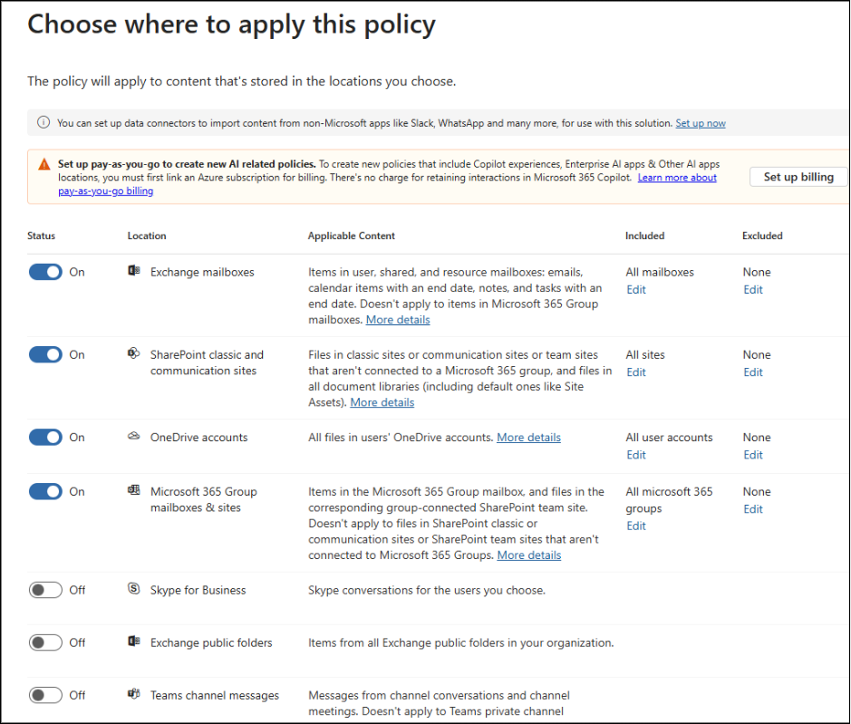 Retention Policies in Microsoft 365Â 