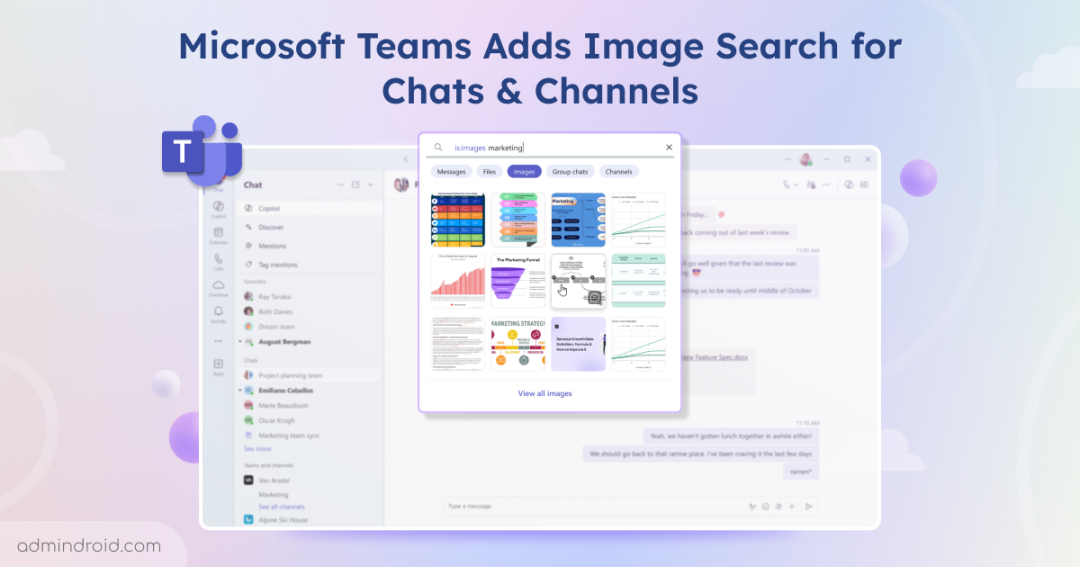 Microsoft Teams Adds Image Search for Chats & Channels 