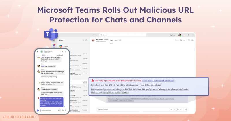 Microsoft Teams Rolls Out Malicious URL Protection for Chats and Channels