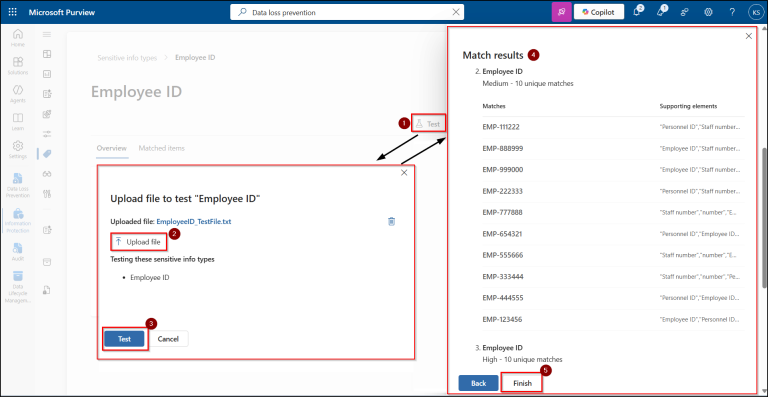 Purview Sit Scan File Example Create Custom Sensitive Information Types for DLP in M365
