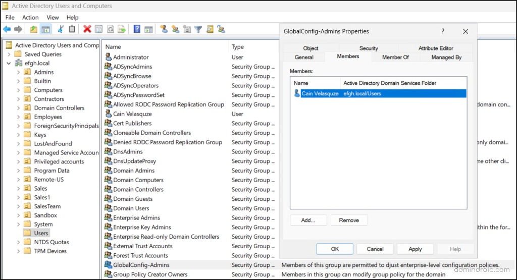 adding-honeypot-account-to-group-in-active-directory