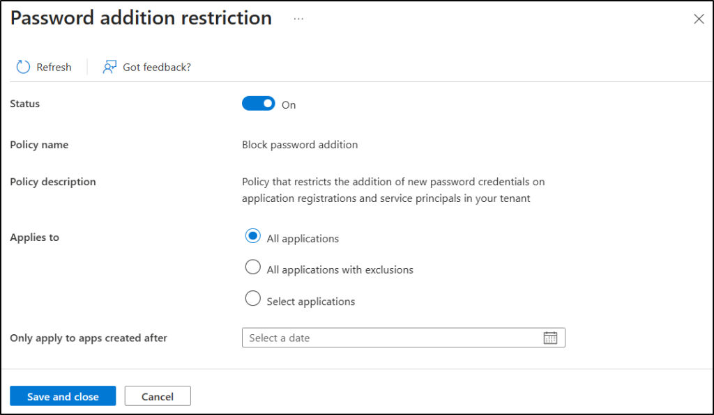 block-the-creation-of-new-passwords-in-entra-apps