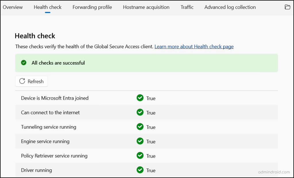 global-secure-access-client-health-checkup