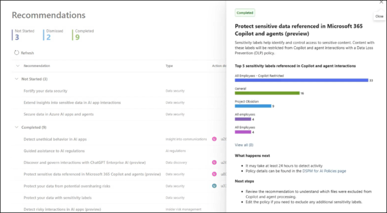 Monitor AI Interactions with DSPM for AI in Microsoft Purview