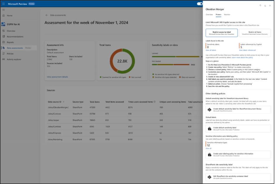 DSPM for AI in Microsoft Purview