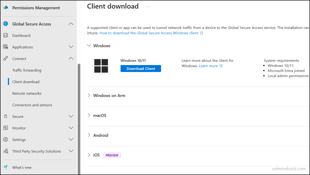 install-global-secure-access-web-content-filtering