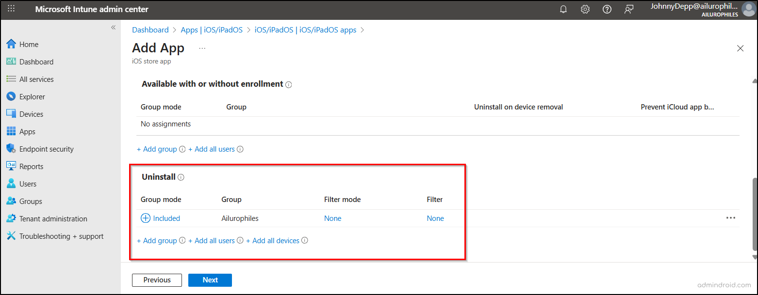 Uninstall the unapproved AI app