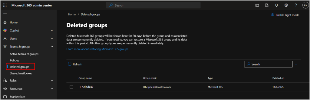 Microsoft Entra Soft deletion & restoration of cloud security groups