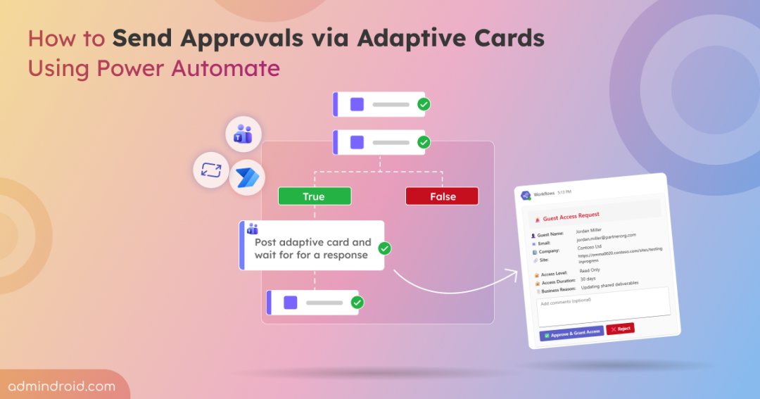 How to Create Approvals via Adaptive Cards Using Power Automate 