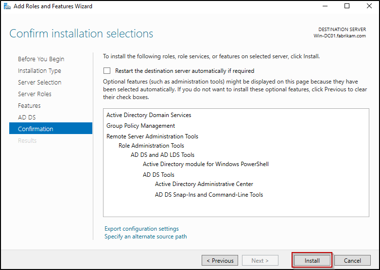 adds-confirm-installation-selections-page