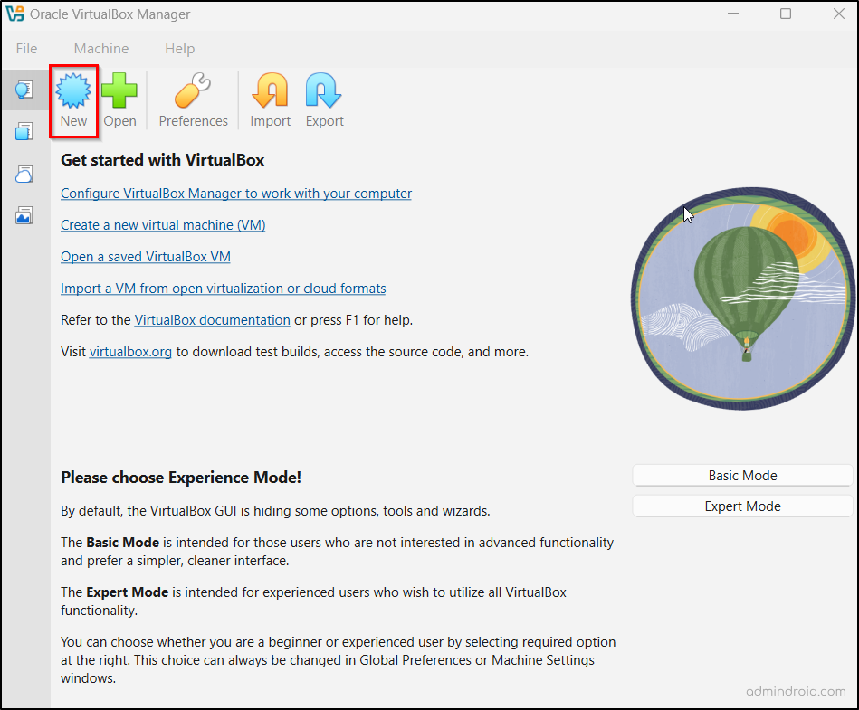 Install Windows Server on the Virtual Machine