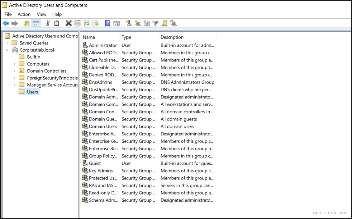Verify Active Directory Installation 