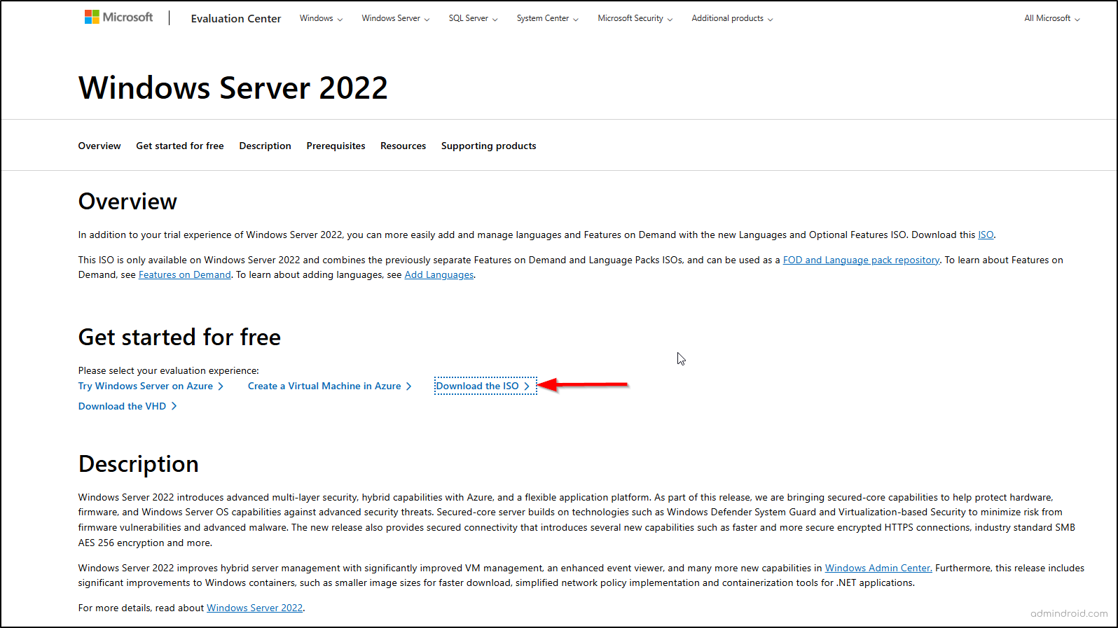 Download Microsoft Windows Server