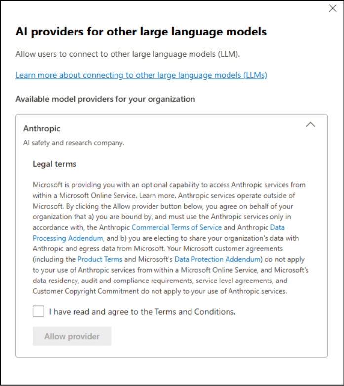 Key Microsoft 365 Settings Introduced in 2025: Disable Anthropic Claude in Microsoft 365