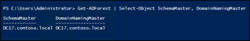 Get All Forest-Wide FSMO Role Holders Using PowerShell